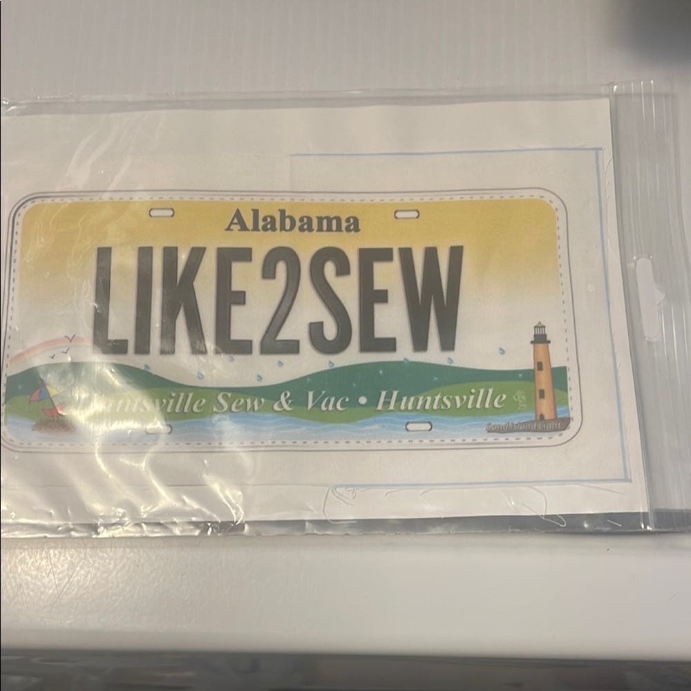 Alabama Fabric-Plate